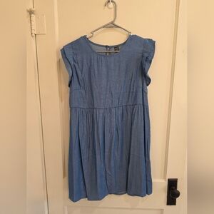 SHEIN Denim Blue Casual Dress